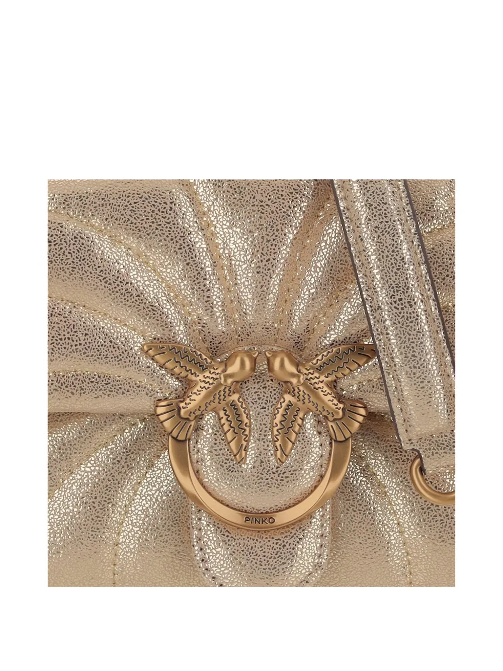 PINKO Love Puff schoudertas Beige