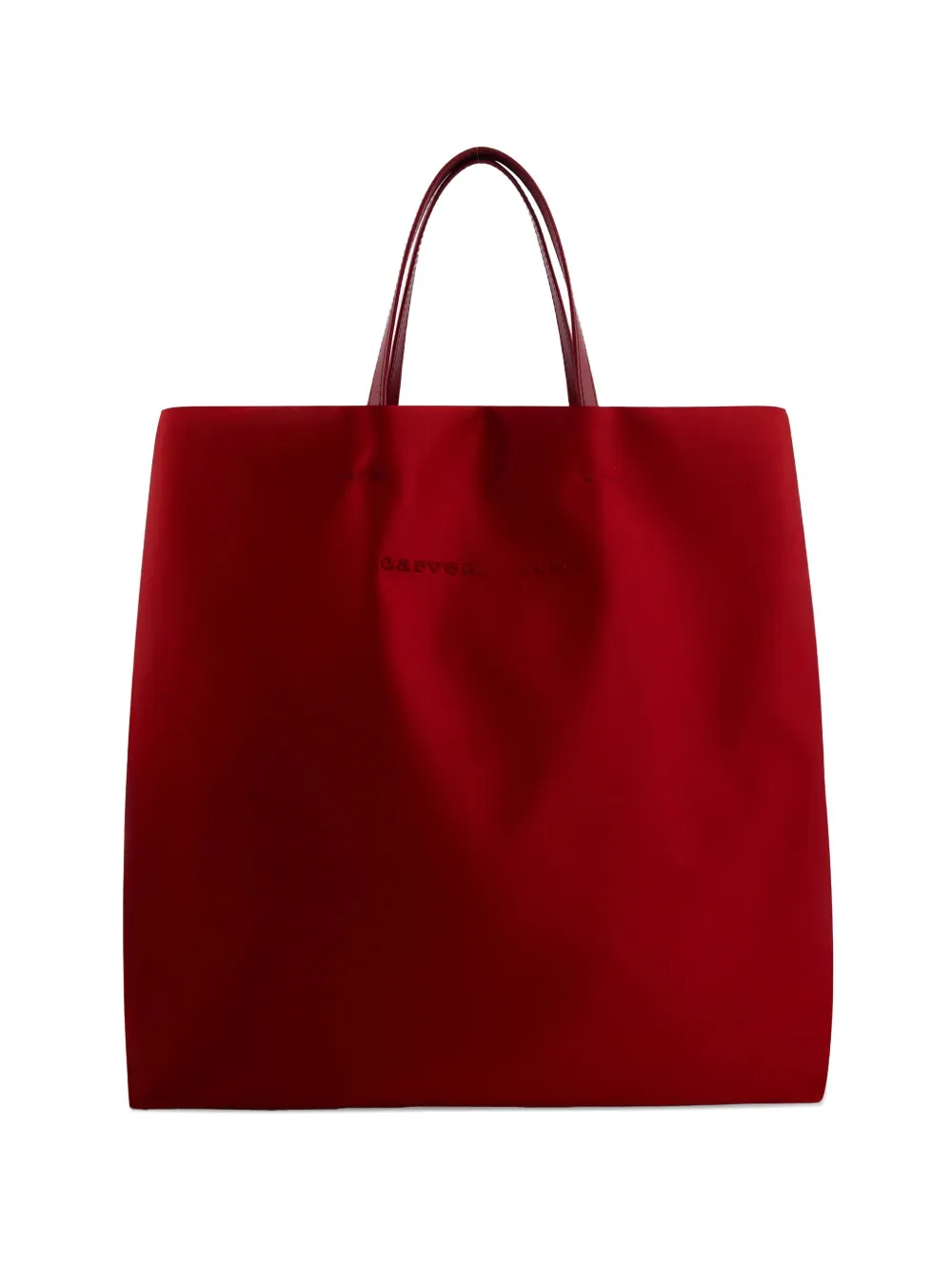 Carven logo-embroidered shoulder bag - レッド Carven logo-embroidered shoulder bag - レッド