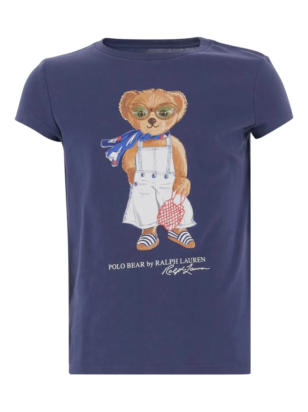 POLO RALPH LAUREN KIDS Katoenen T-shirt met logoprint Blauw