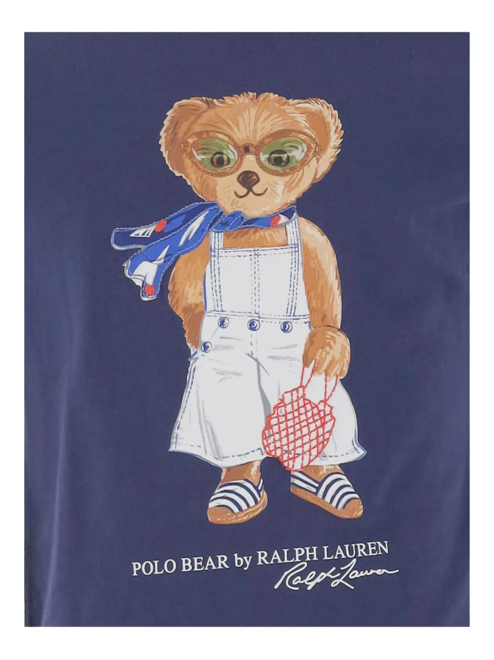 POLO RALPH LAUREN KIDS Katoenen T-shirt met logoprint Blauw