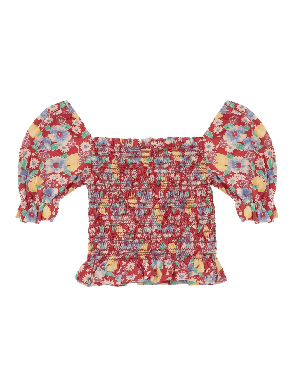 POLO RALPH LAUREN KIDS Top met bloemenprint Rood