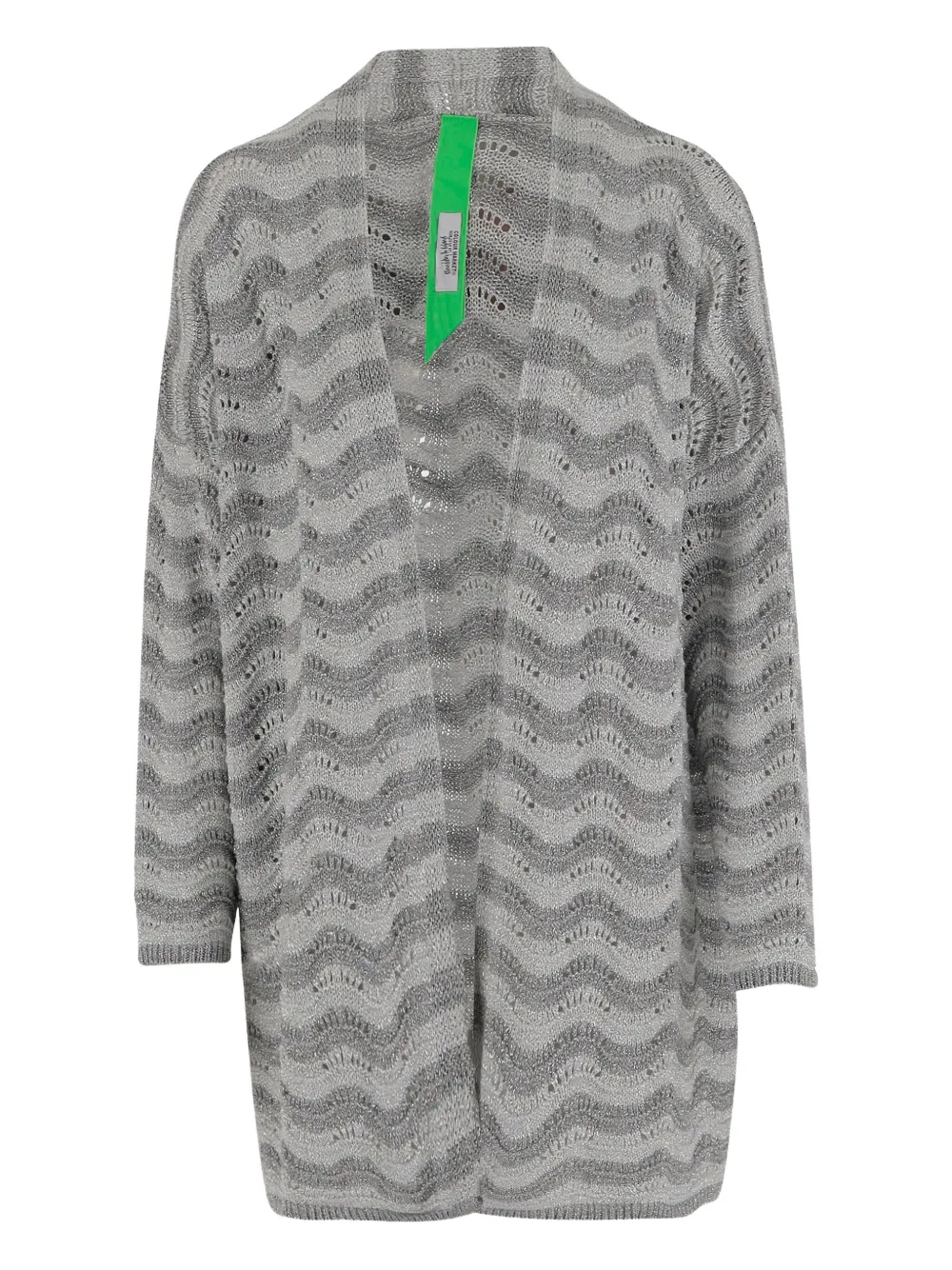 MARKET Vest met golvend patroon Grijs