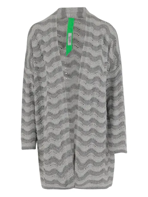 MARKET wavy-pattern cardigan