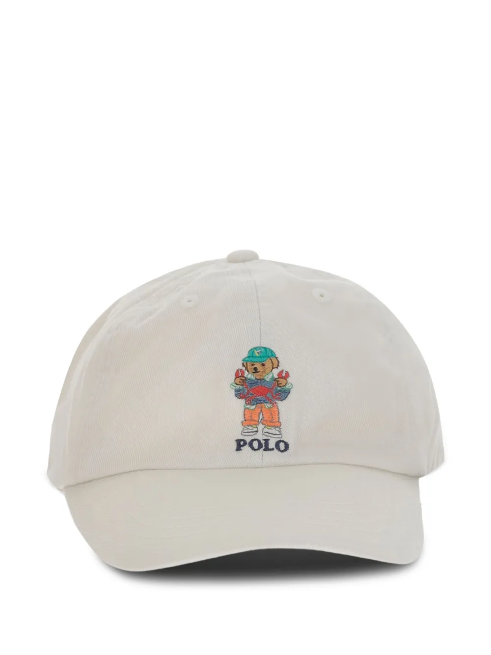 POLO RALPH LAUREN KIDS cotton baseball cap - ホワイト POLO RALPH LAUREN KIDS cotton baseball cap - ホワイト