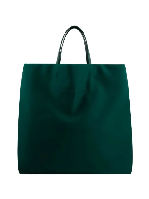 Carven logo-embroidered tote bag