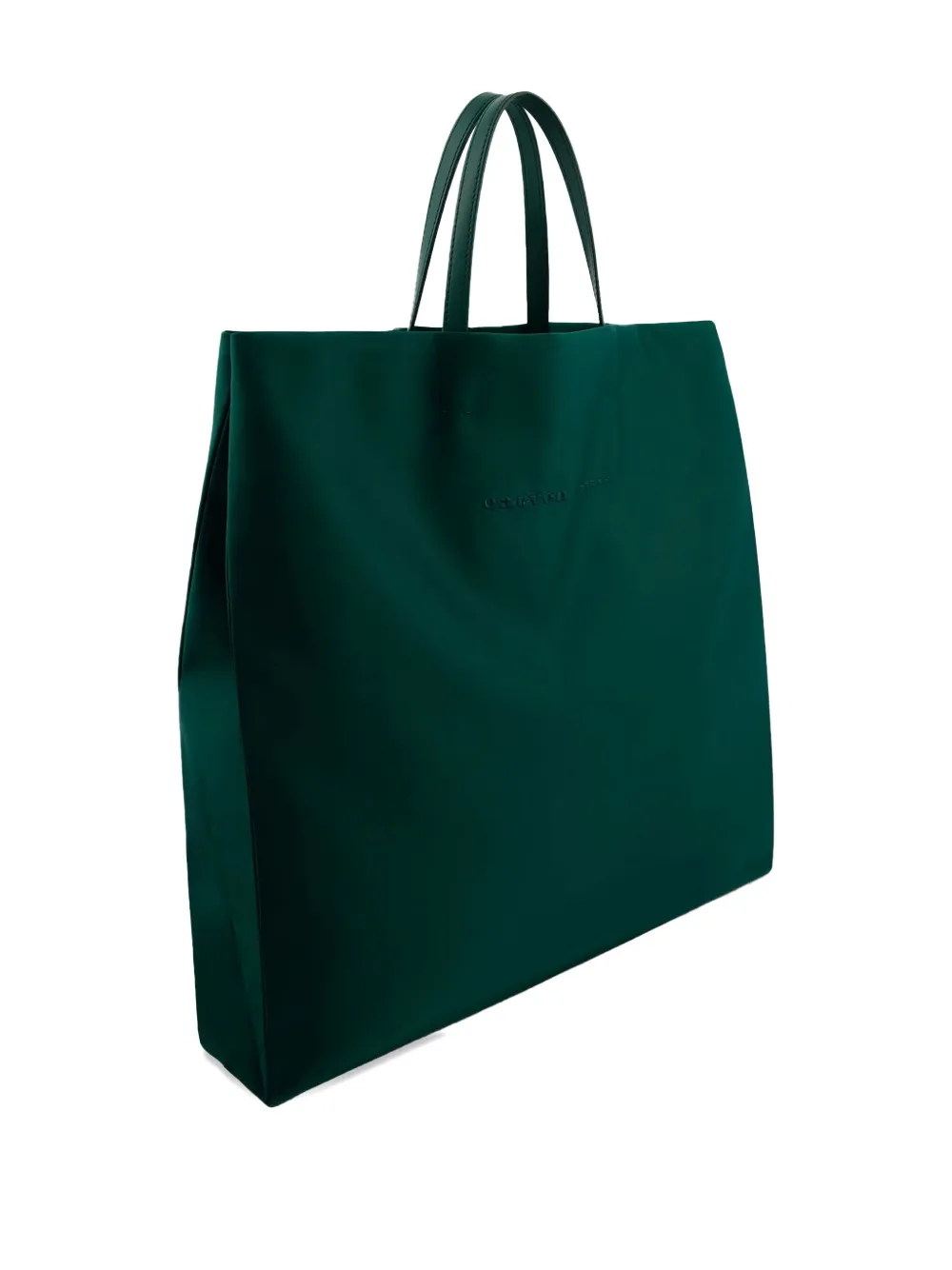 Shop Carven Logo-embroidered Tote Bag