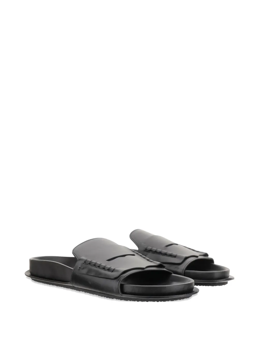 Jacquemus leather sandals - Zwart