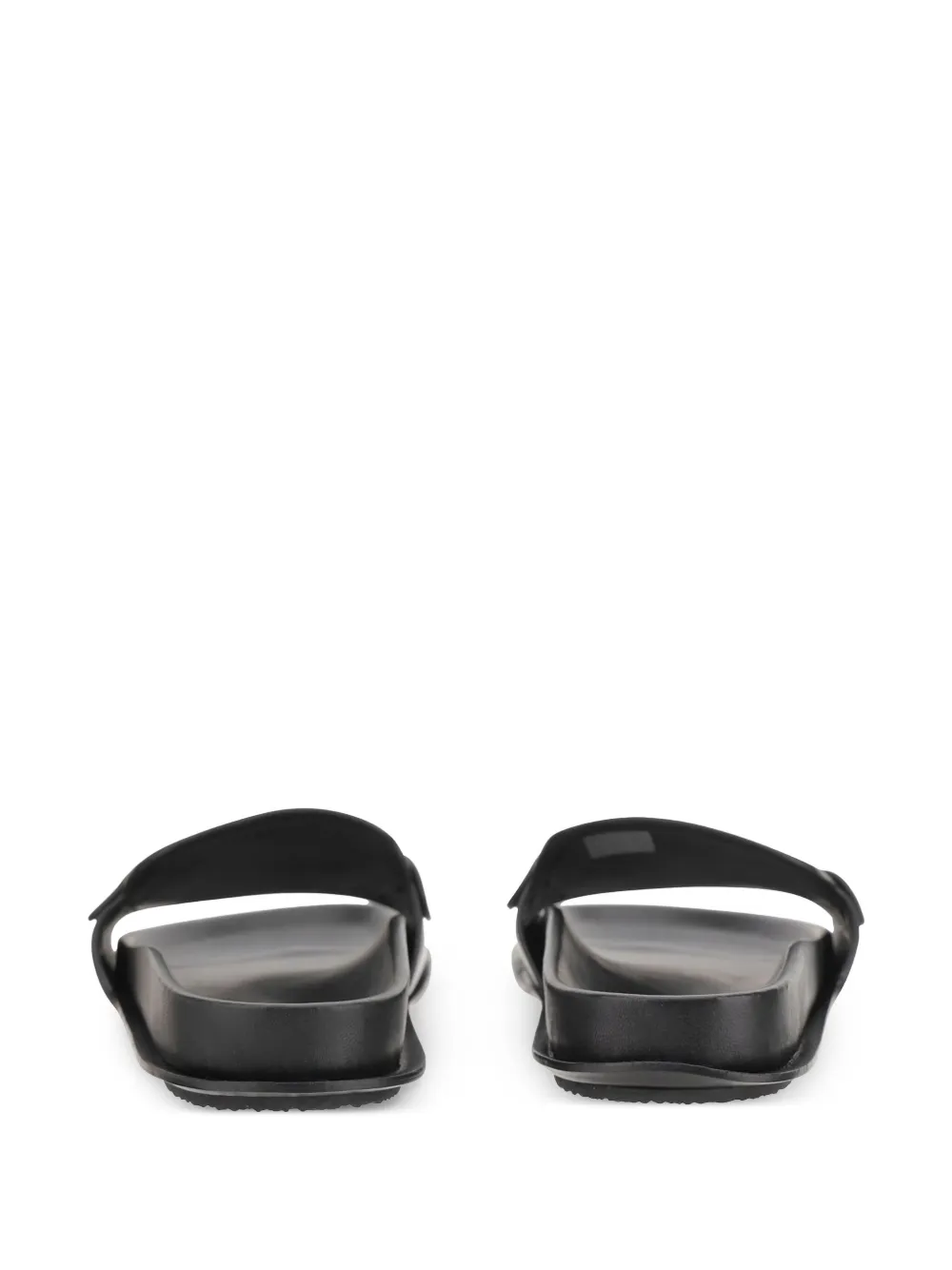 Jacquemus leather sandals Black