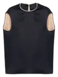 Carven pearl-embellished blouse - Blue