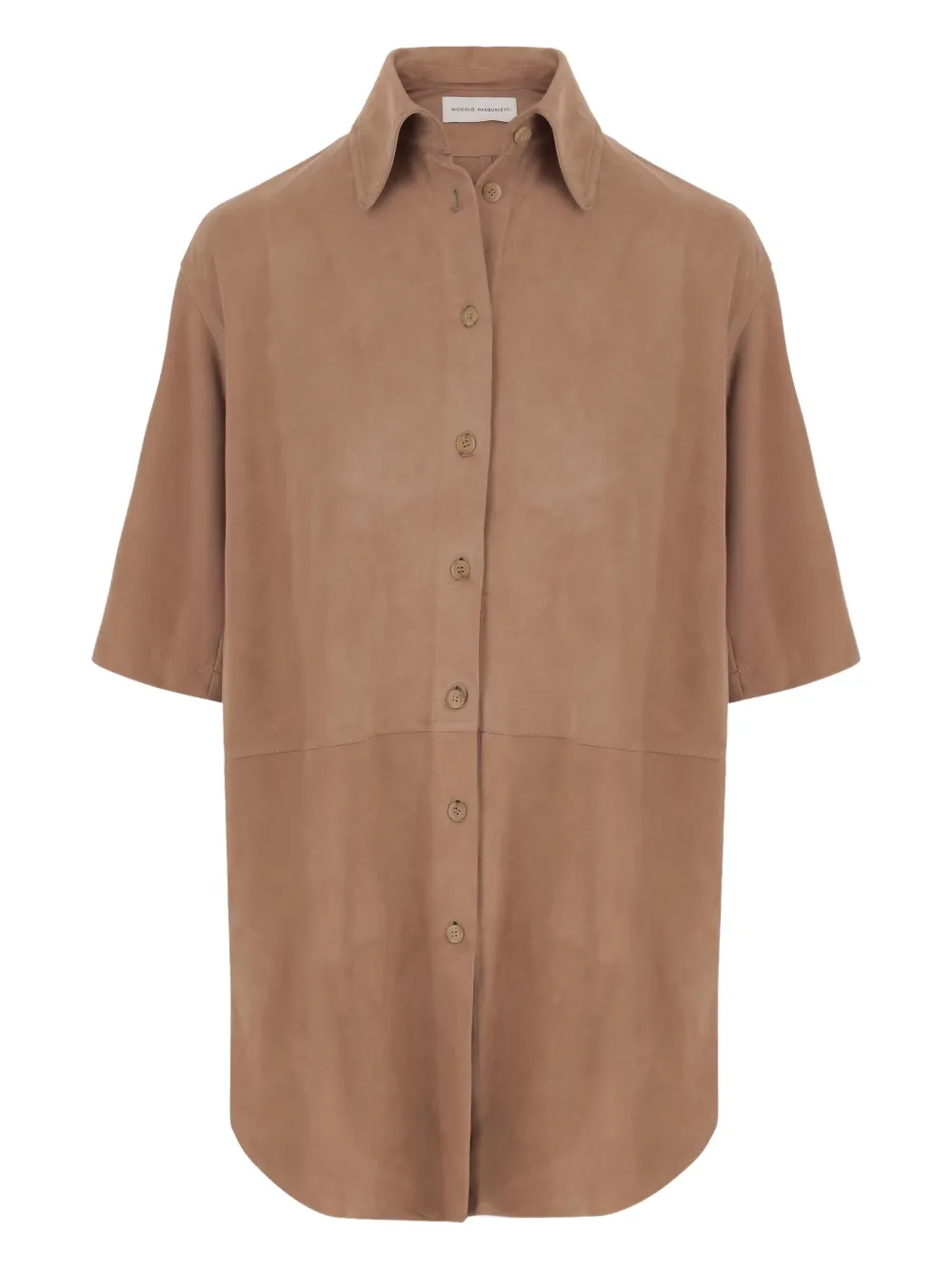 Niccolò Pasqualetti suede shirt - Toni neutri