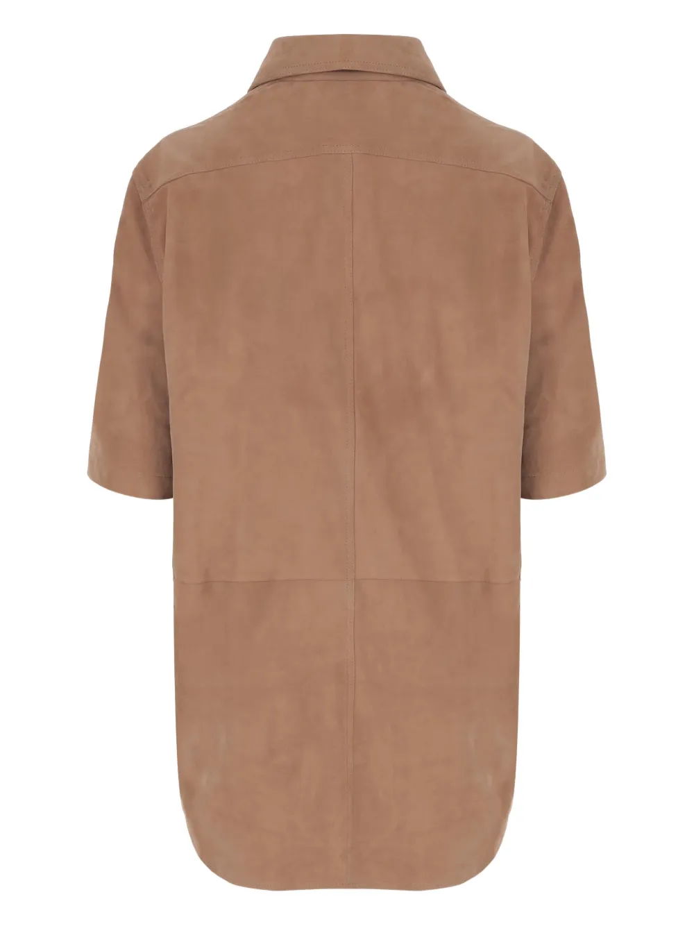 Niccolò Pasqualetti Suède blouse - Beige