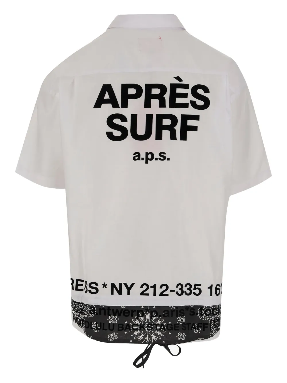 Après Surf Overhemd van katoenblend - Wit