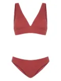Sorbet Island wrinkled bikini set - Orange