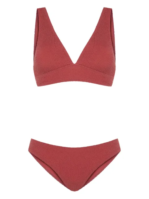 Sorbet Island wrinkled bikini set