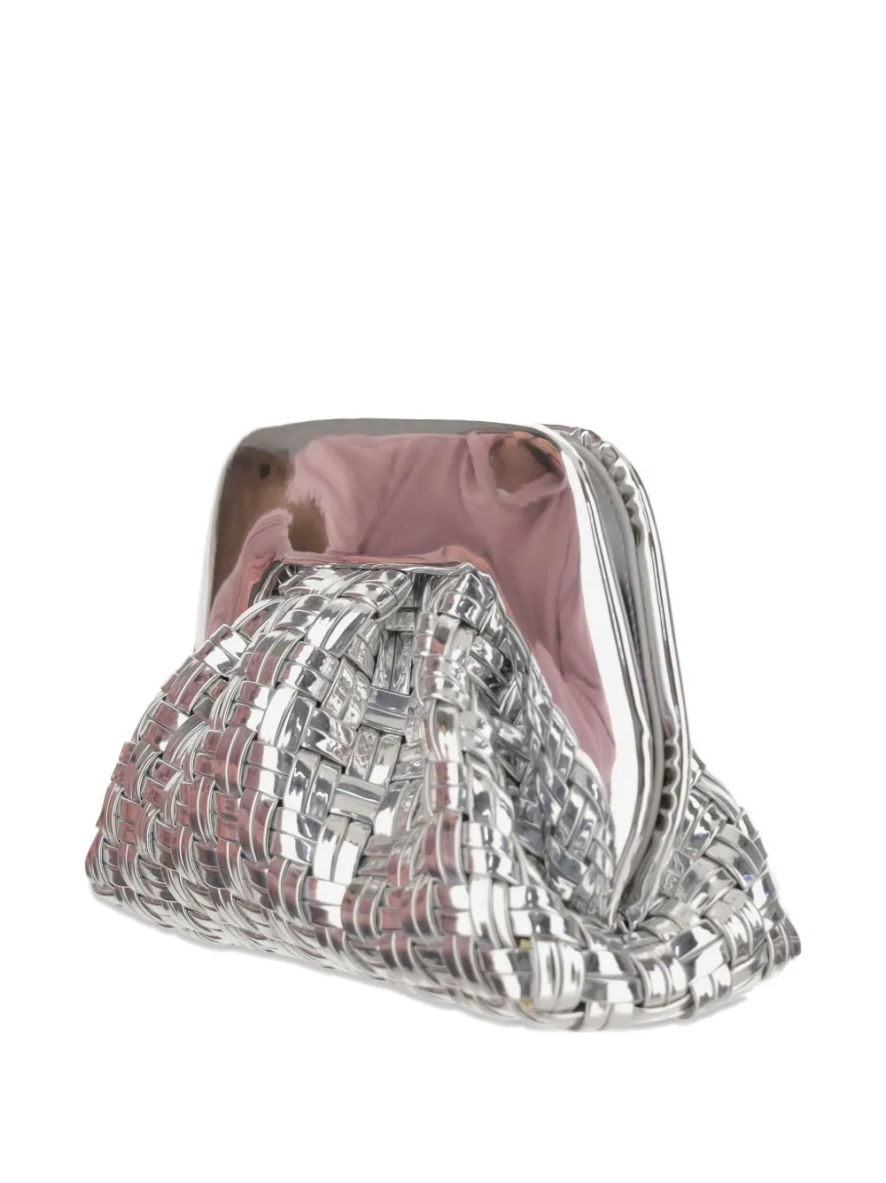 Themoirè Gea tas Zilver