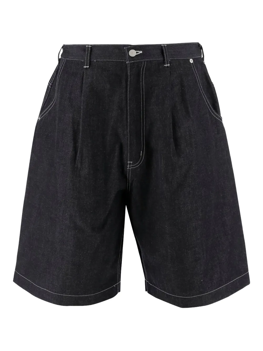 Comme Des Garçons shorts de mezclilla | negro | Image 1