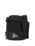 and Wander all-over plaid pattern shoulder bag - Black