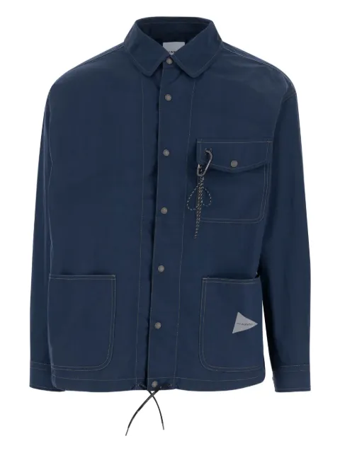 and Wander logo-print lightweight jacket
