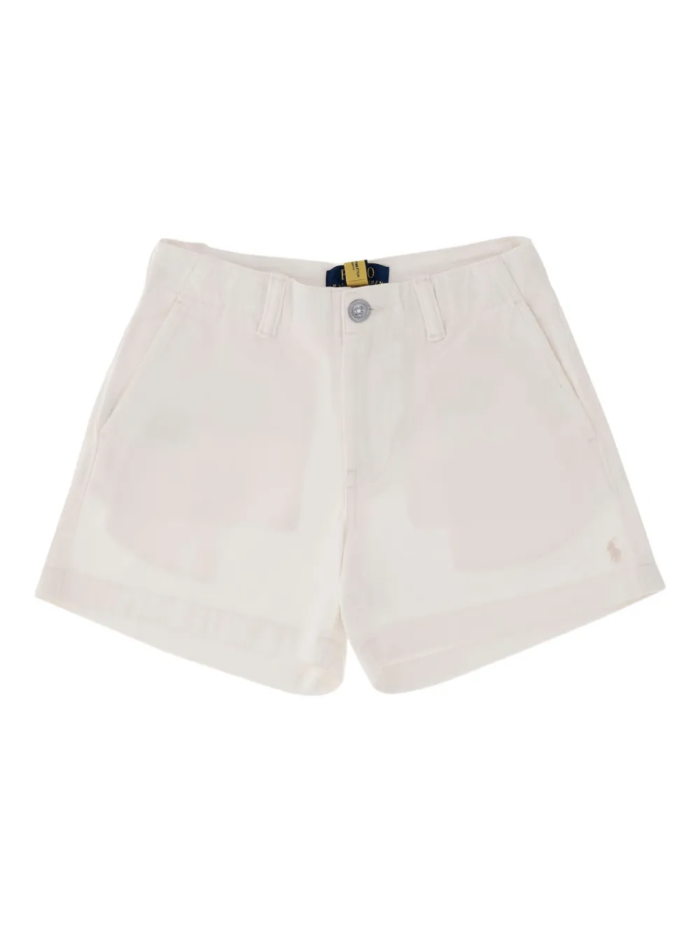 POLO RALPH LAUREN KIDS Katoenen shorts Wit