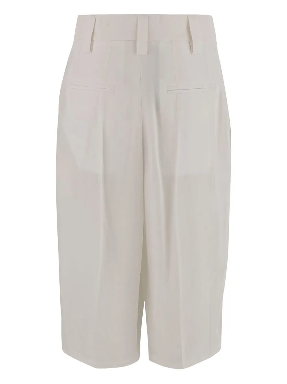 Carven wide-leg cropped trousers - Wit