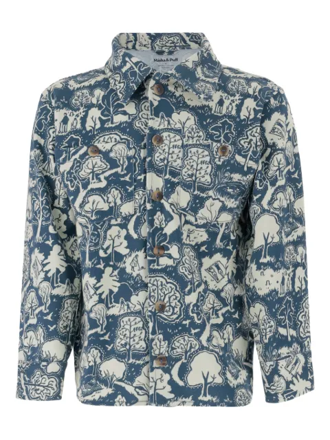 Misha & Puff floral-print cotton shirt