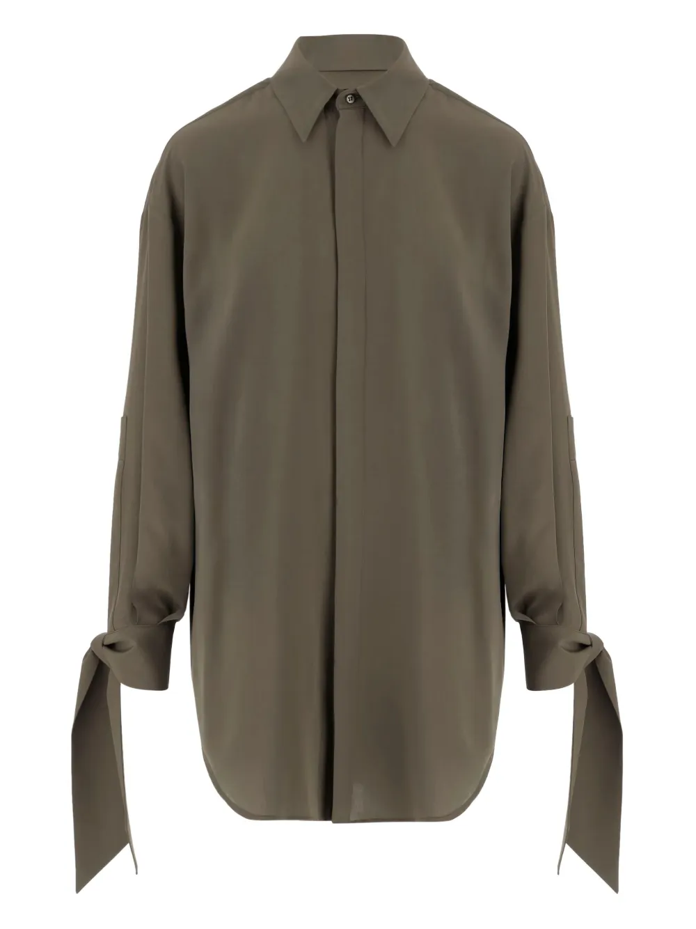 SA SU PHI Camicia in seta | verde | Image 1