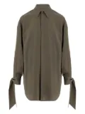 SA SU PHI silk shirt - Green