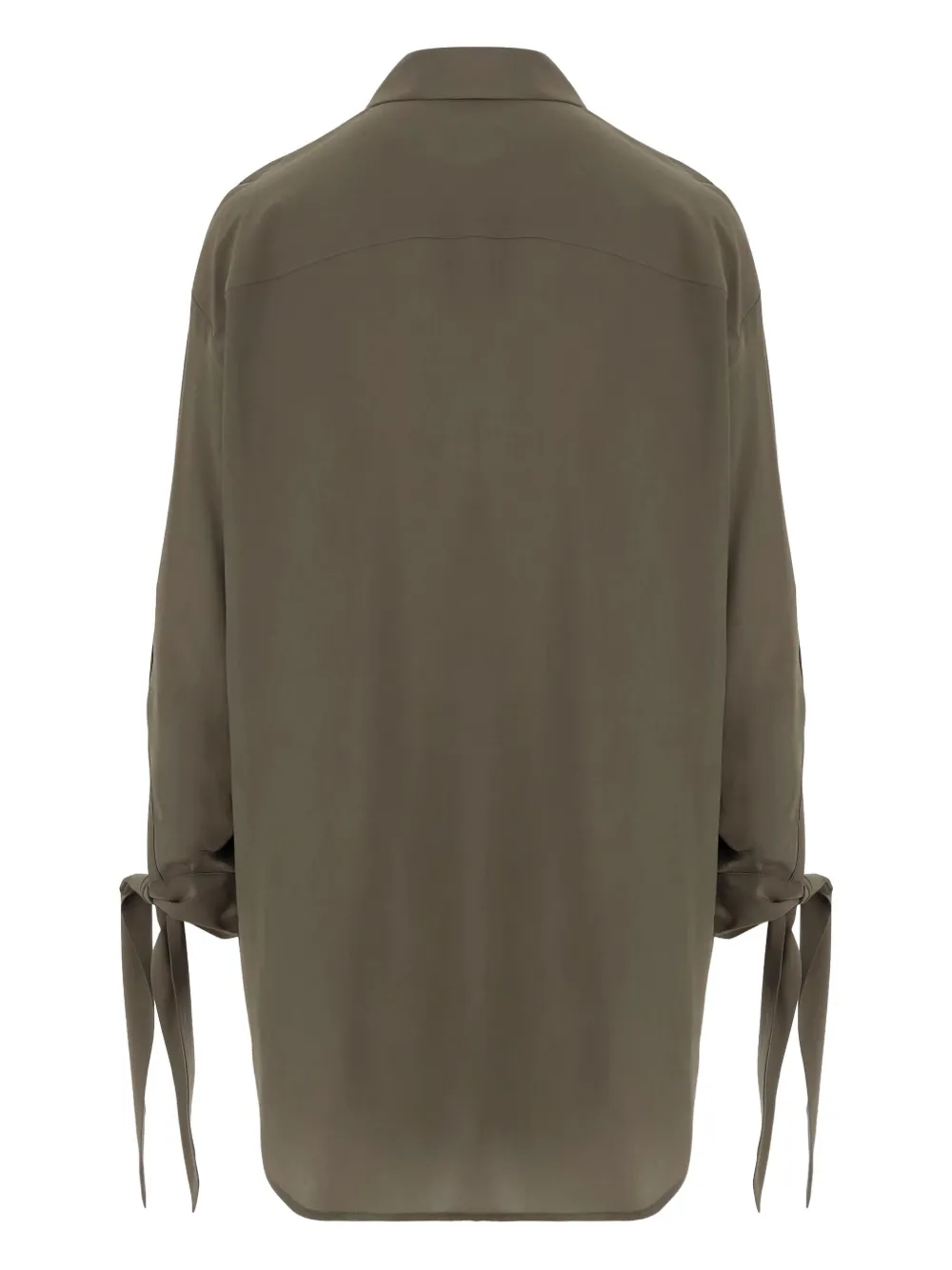 SA SU PHI silk shirt - Groen