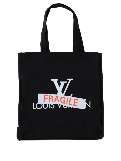 Black Score cotton shoulder bag