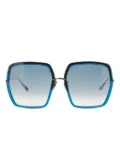 Linda Farrow square-frame sunglasses - Blue
