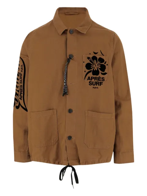 Après Surf cotton shirt jacket