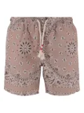 MC2 Saint Barth bandana-print swim shorts - Brown