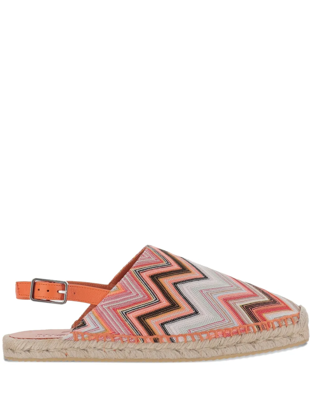 Missoni zigzag-print espadrilles Orange