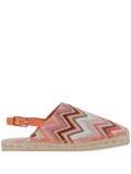Missoni zigzag-print espadrilles - Orange