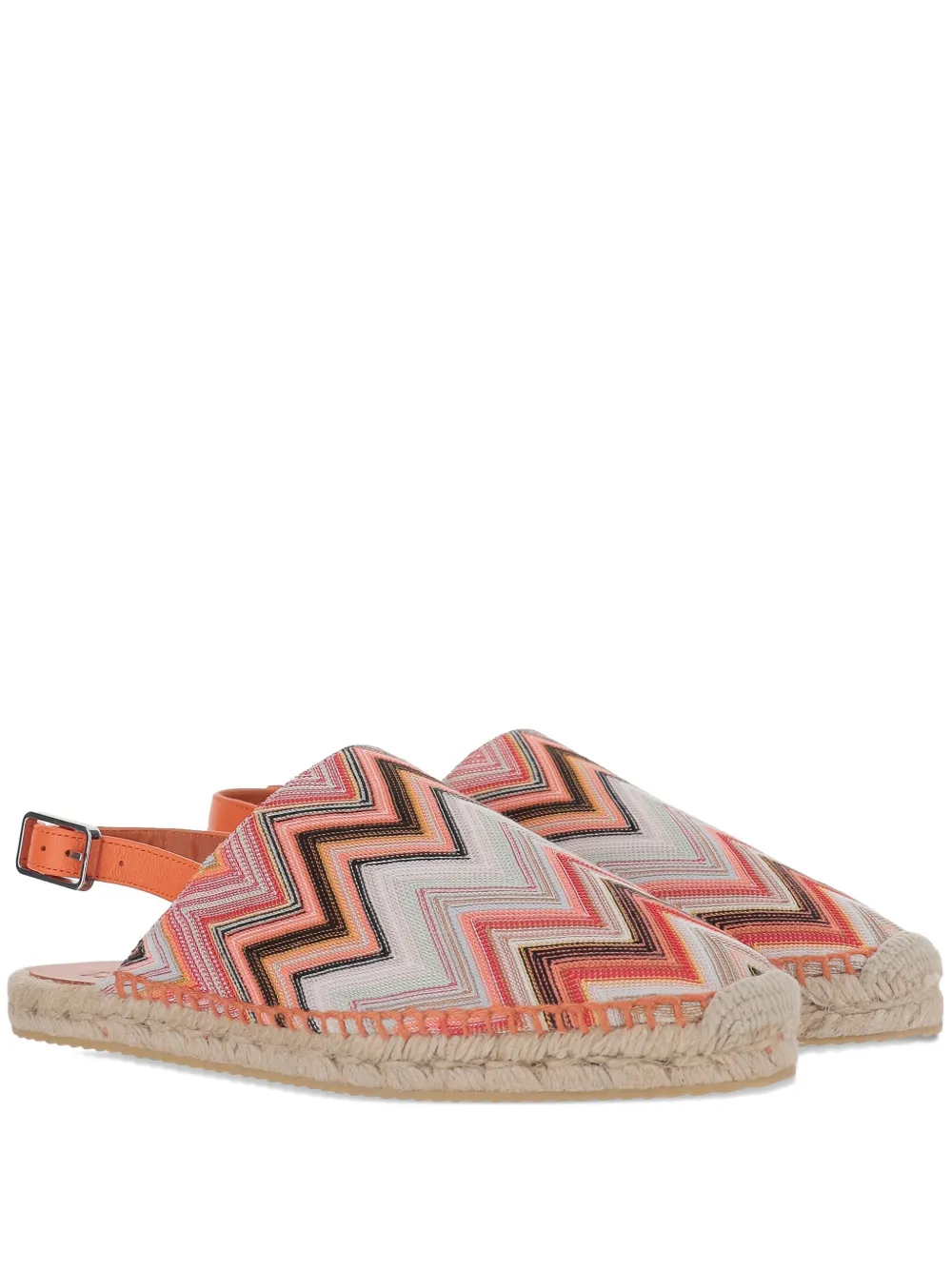 Missoni zigzag-print espadrilles Orange