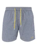 MC2 Saint Barth check-print swim shorts - Blue