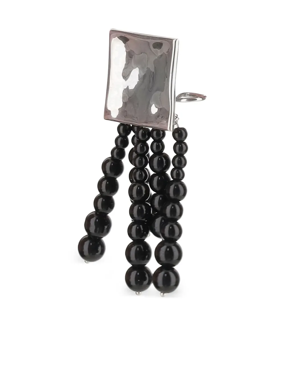 Niccolò Pasqualetti beaded brooch - Zwart