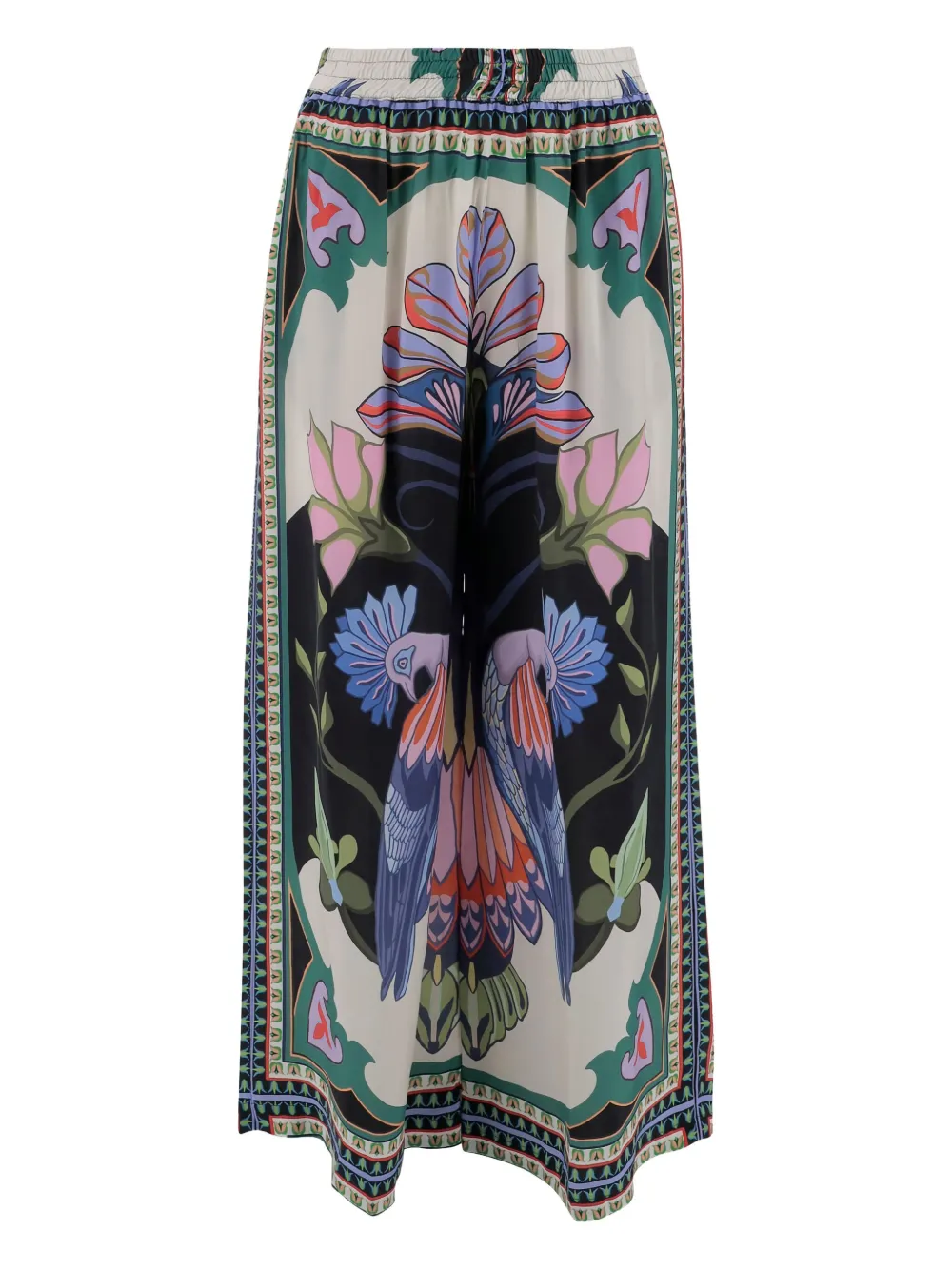 LUG VON SIGA graphic-print trousers | Black | Image 1