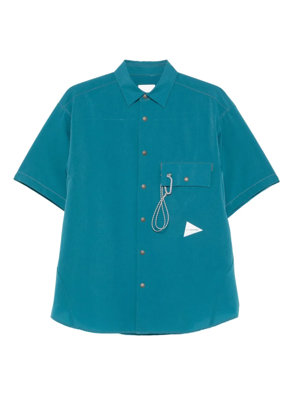 and Wander short-sleeve shirt - Blu