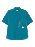 and Wander short-sleeve shirt - Blue