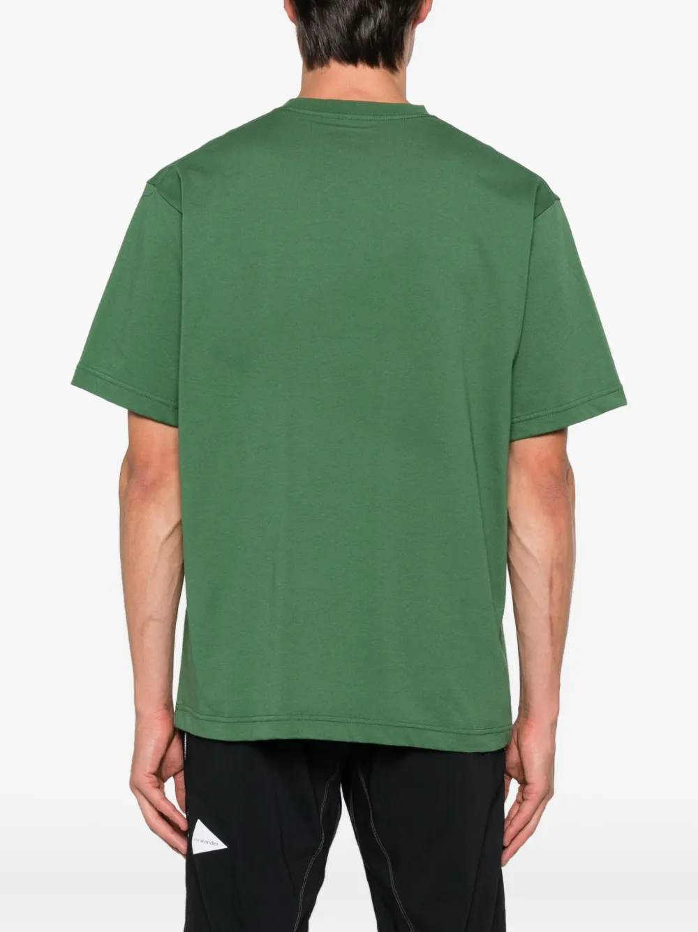and Wander Big Logo T-shirt Groen