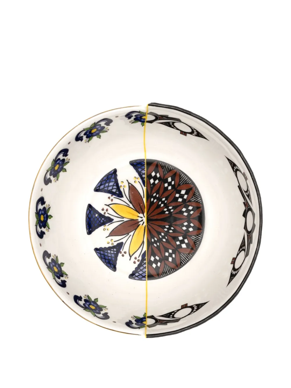 Seletti Tiwanaku Hybrid Bowl (set Of Two) In Multi
