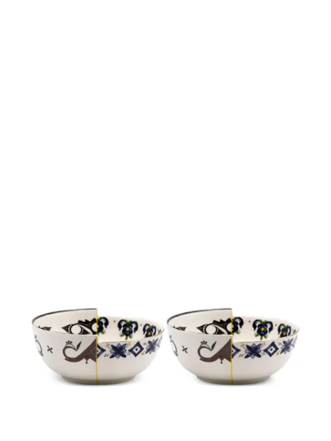 Seletti Tiwanaku Hybrid bowl (set of two)