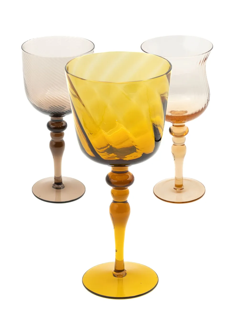Bitossi Home Glass Goblets (set Of Six) In Multi