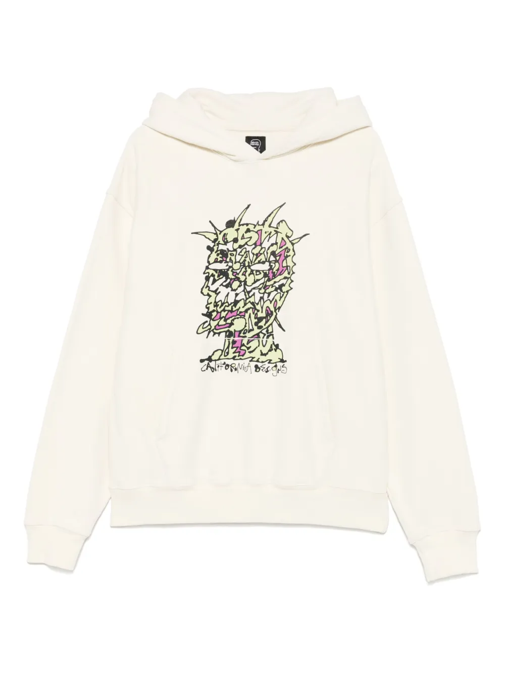 Brain Dead Scrambled Head hoodie | tons neutres | Image 1