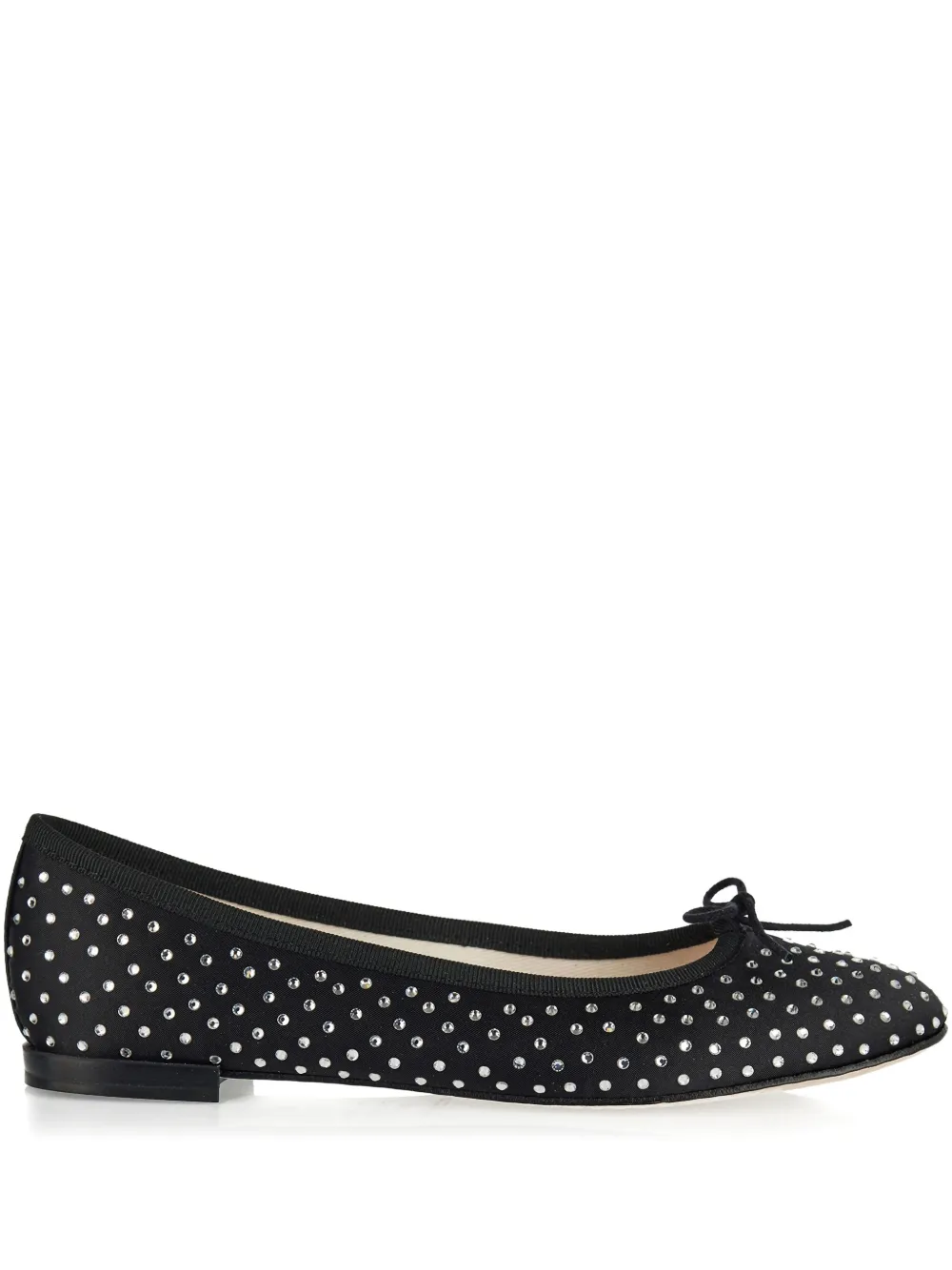 Repetto High Cendrillon crystal-embellished ballet flats Black