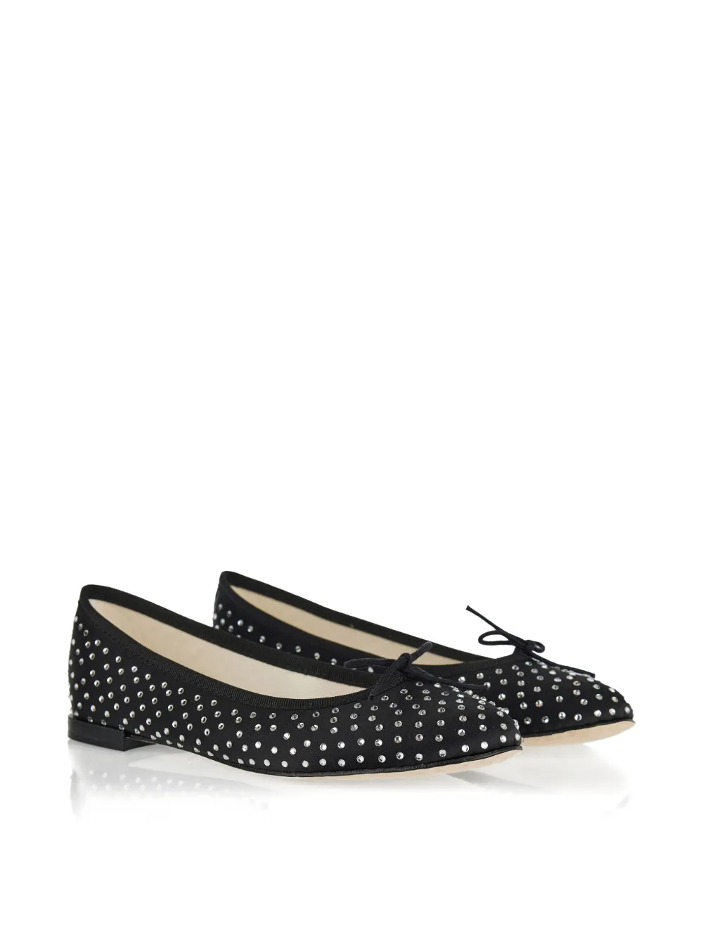 Repetto High Cendrillon crystal-embellished ballet flats - Zwart