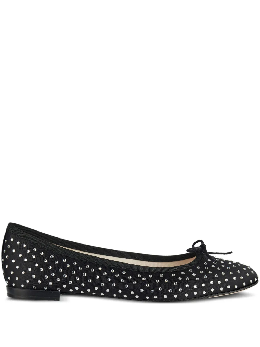 Repetto High Cendrillon crystal-embellished ballet flats Black
