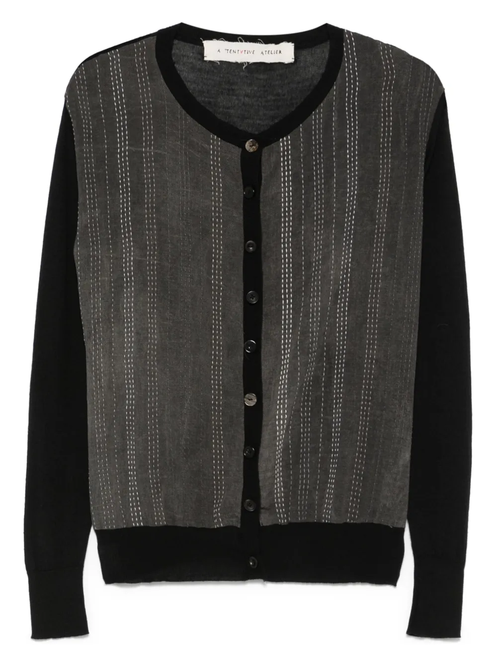 A Tentative Atelier button-up cardigan | gris | Image 1
