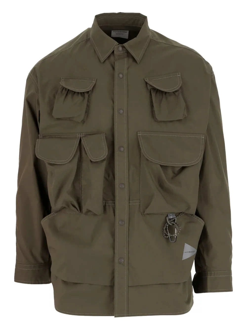 and Wander camisa con múltiples bolsillos | verde | Image 1
